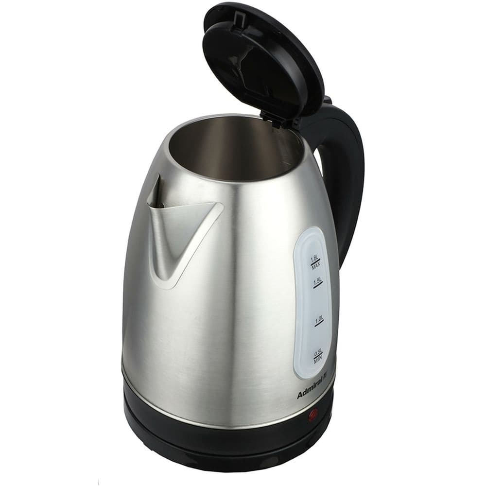 Admiral Stainless Steel Kettle 1.8L 2200W Silver - Modern Electronics