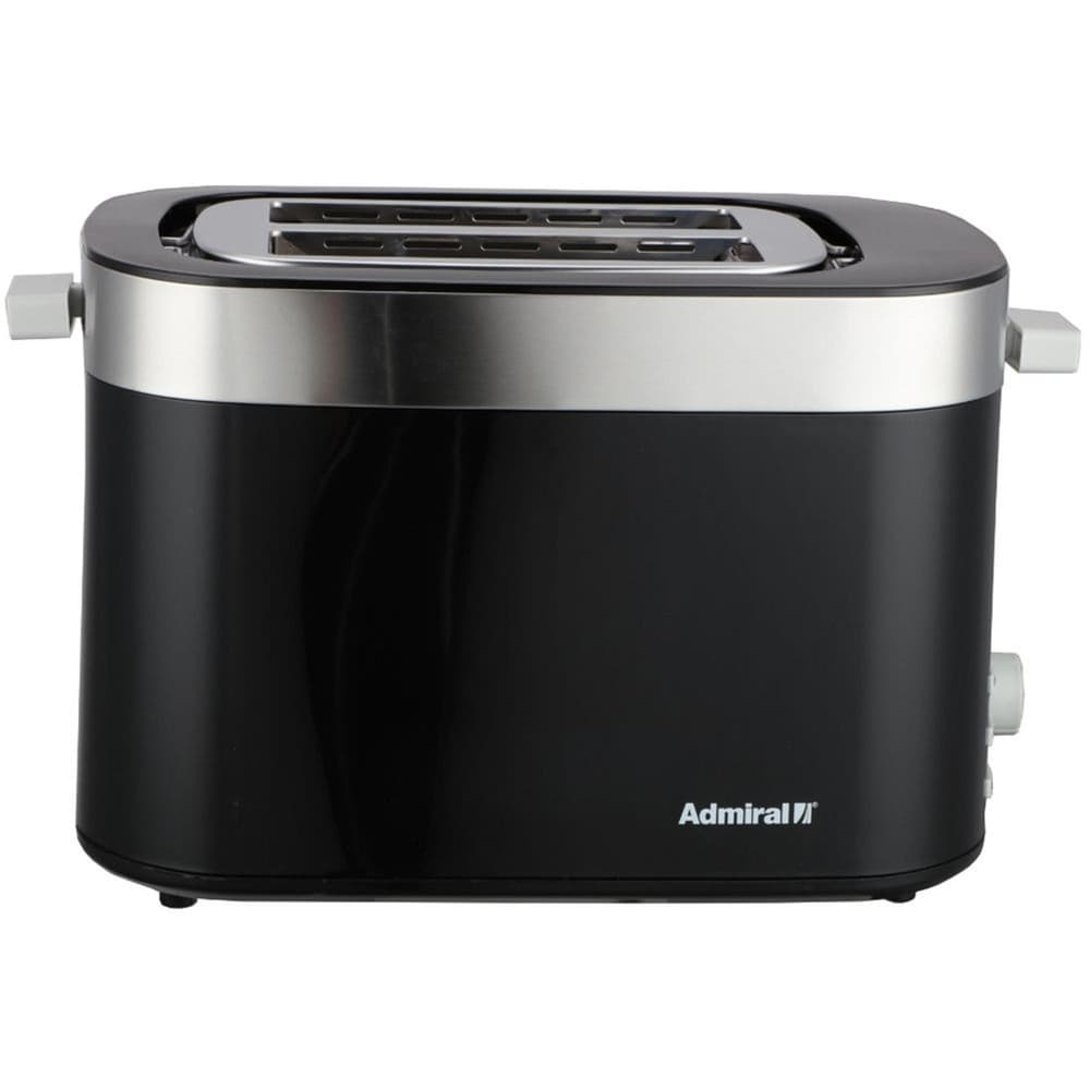 Admiral Toaster 2 Slice Browning Knob| 850 W |Black - Modern Electronics