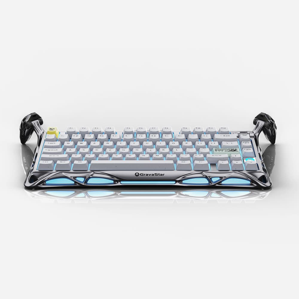 GravaStar Mercury K1 Pro Mechanical Gaming Keyboard Concrete Gray - Modern Electronics