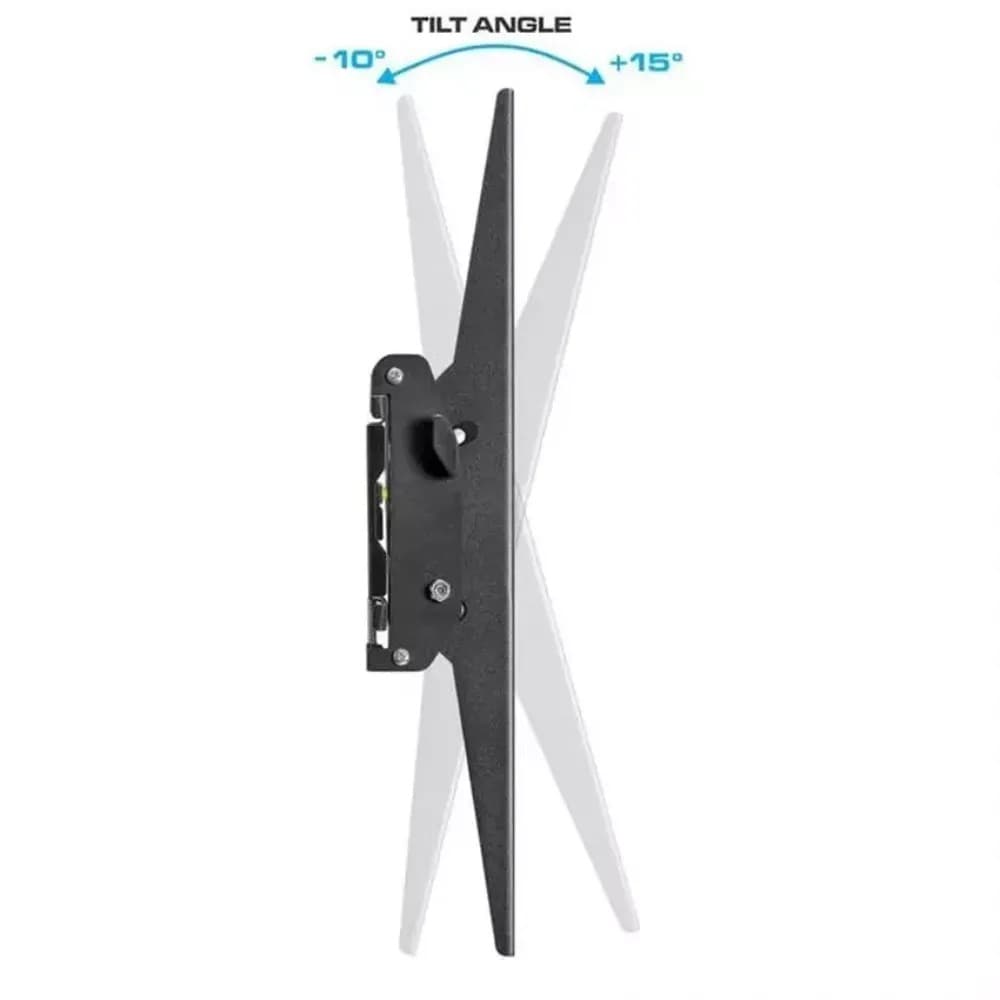 دبليو بي حامل تلفزيون مائل يثبت على الحائط شاشات LED وLCD  | مقاس -50 90 بوصة|أسود - Modern Electronics