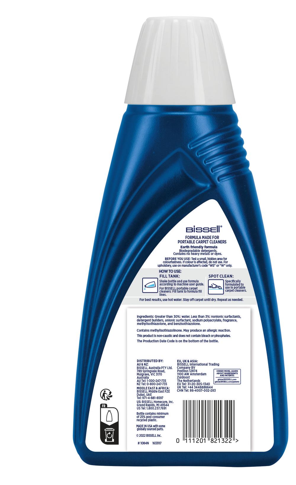 BISSELL Spot & Stain Formula | 1084N | 1 Liter - Modern Electronics