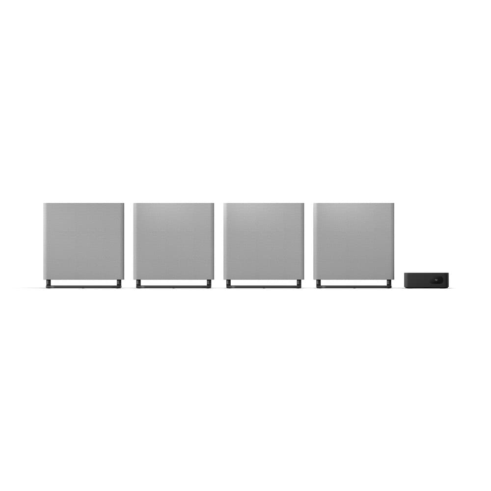 باقة مسرح BRAVIA Quad مع مضخم صوت إضافي لاسلكي من سوني SA-SW5 | 300 واط - أسود - Modern Electronics