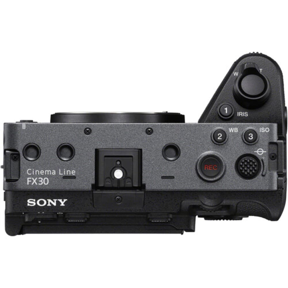 SONY FX30 compact Cinema Line gateway camera + XLR Handle Extension Rig - Modern Electronics