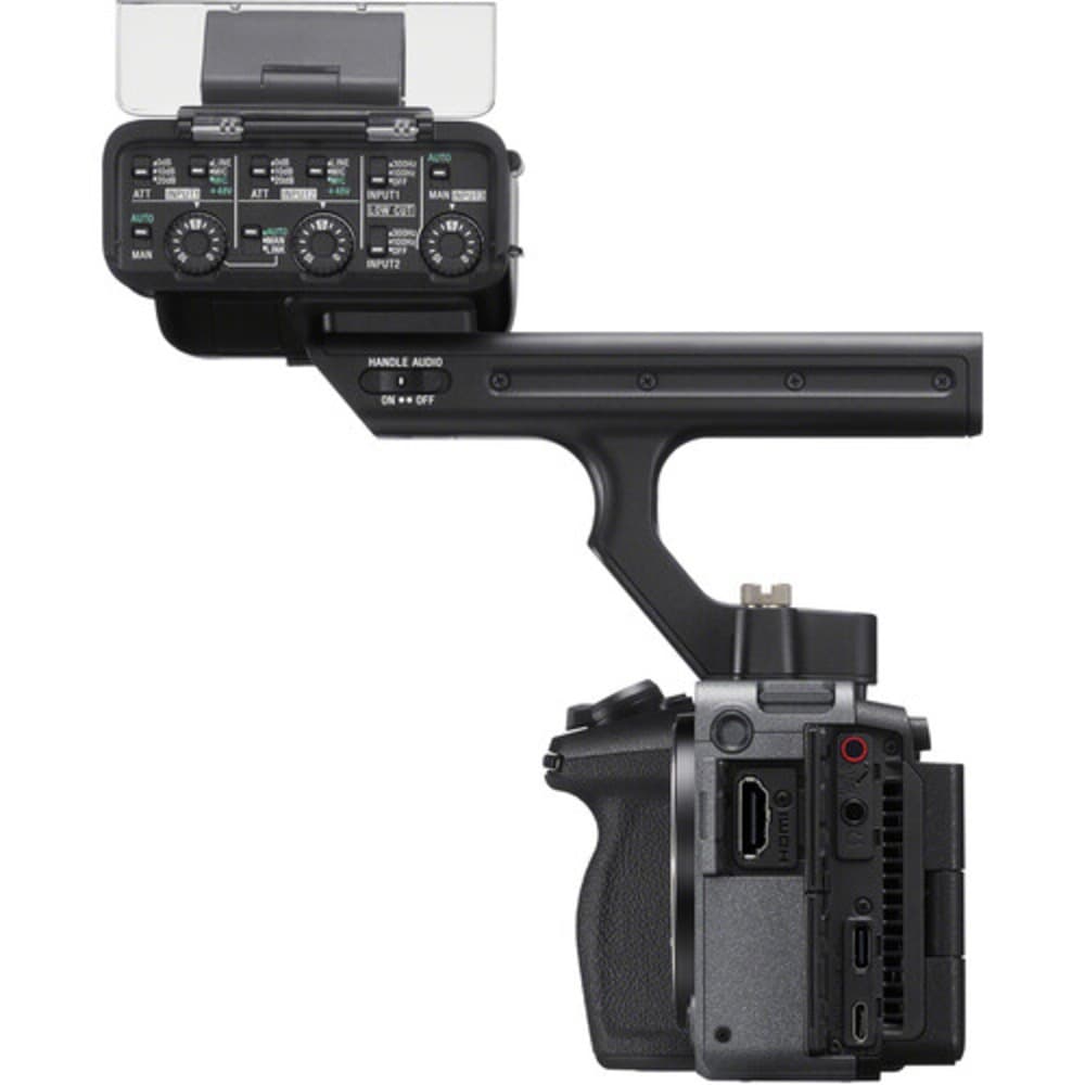 SONY FX30 compact Cinema Line gateway camera + XLR Handle Extension Rig - Modern Electronics