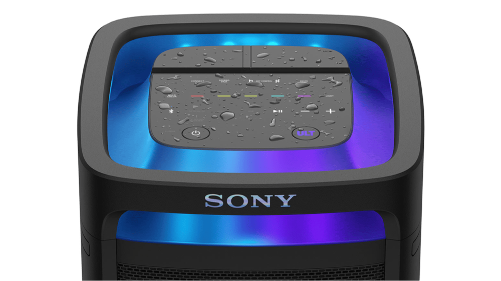 Sony ULT Tower 9 Bluetooth Karaoke Party Speaker with Powerful Bass, 360 Sound and Party Lights, 25 Hour Battery, and Convenient Carrying Handle and Wheels - Modern Electronics