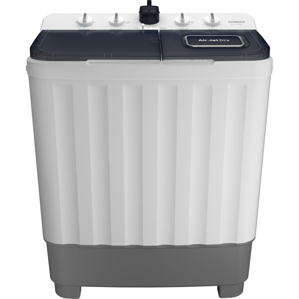 Hitachi Washing Machine 8 KG Twin Tub Plastic Body |Dark Gray - Modern Electronics
