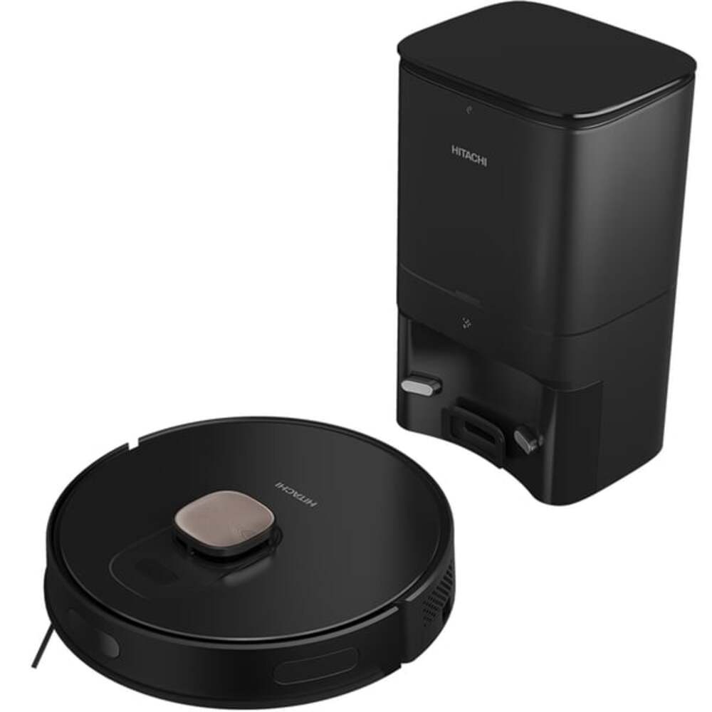 Hitachi RV-X20DP Laser Robotic Vacuum cleaner |Dust station| Black - Modern Electronics