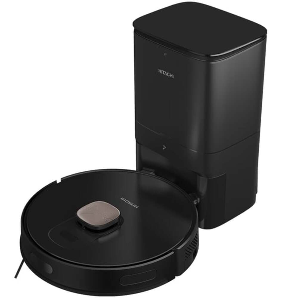Hitachi RV-X20DP Laser Robotic Vacuum cleaner |Dust station| Black - Modern Electronics