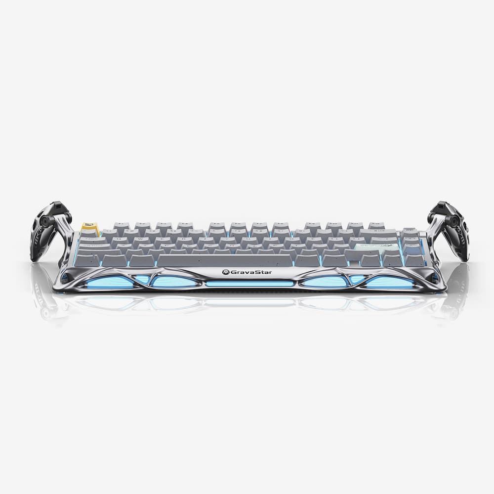 GravaStar Mercury K1 Pro Mechanical Gaming Keyboard Concrete Gray - Modern Electronics