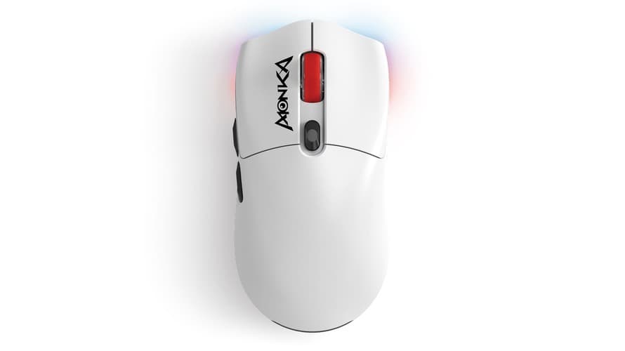 Monka Guru G995W Wireless Gaming Mouse | Lightweight - White - Modern Electronics