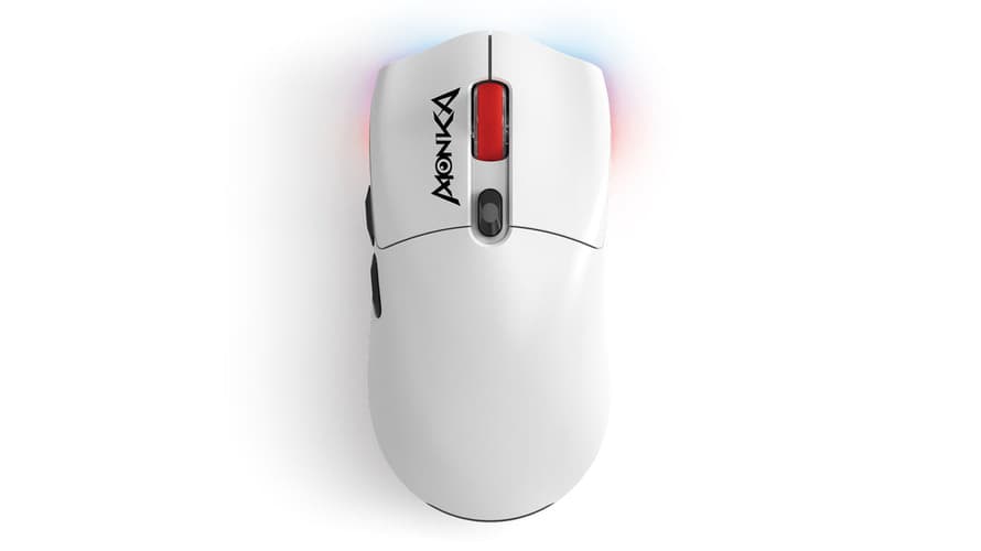 Monka Guru G995W Wireless Gaming Mouse | Lightweight - White - Modern Electronics