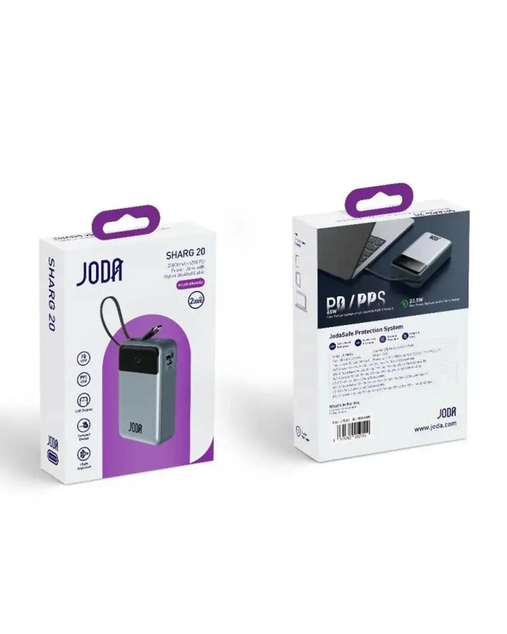JODA SHARG 20 20000mAh Power Bank - Modern Electronics