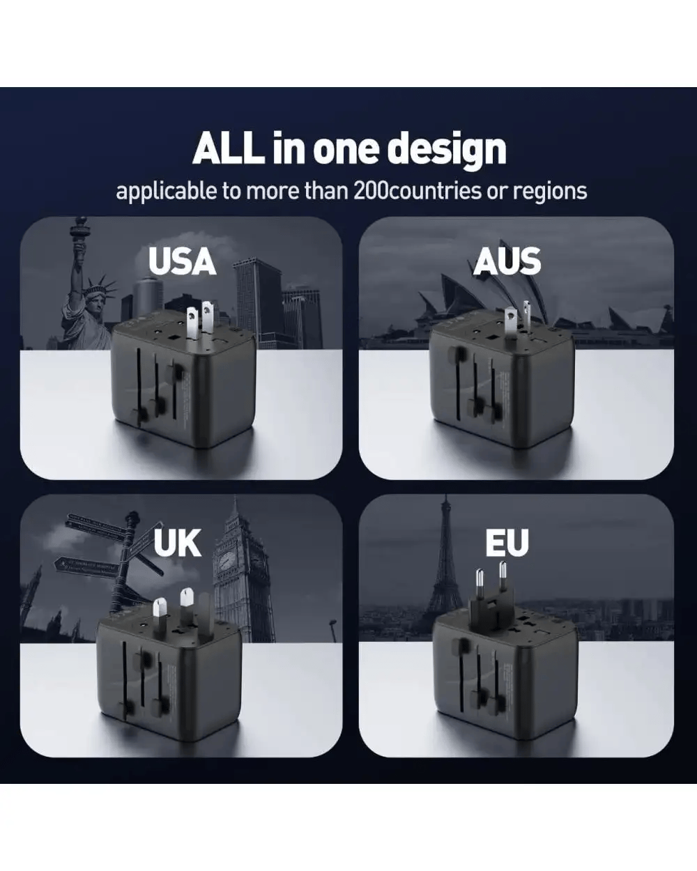 JODA TOUR 20W شاحن USB أسود - Modern Electronics