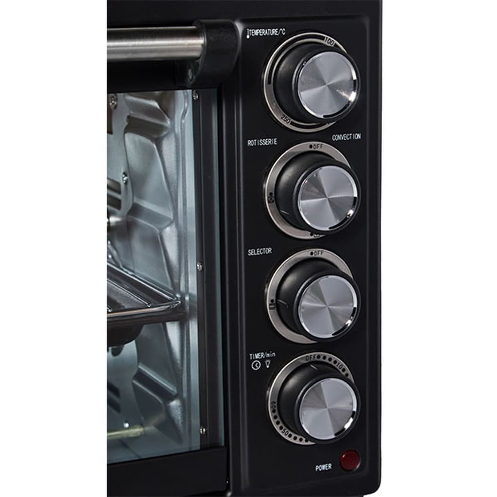Admiral 45L Electric Oven Stainless Steel Black - Modern Electronics