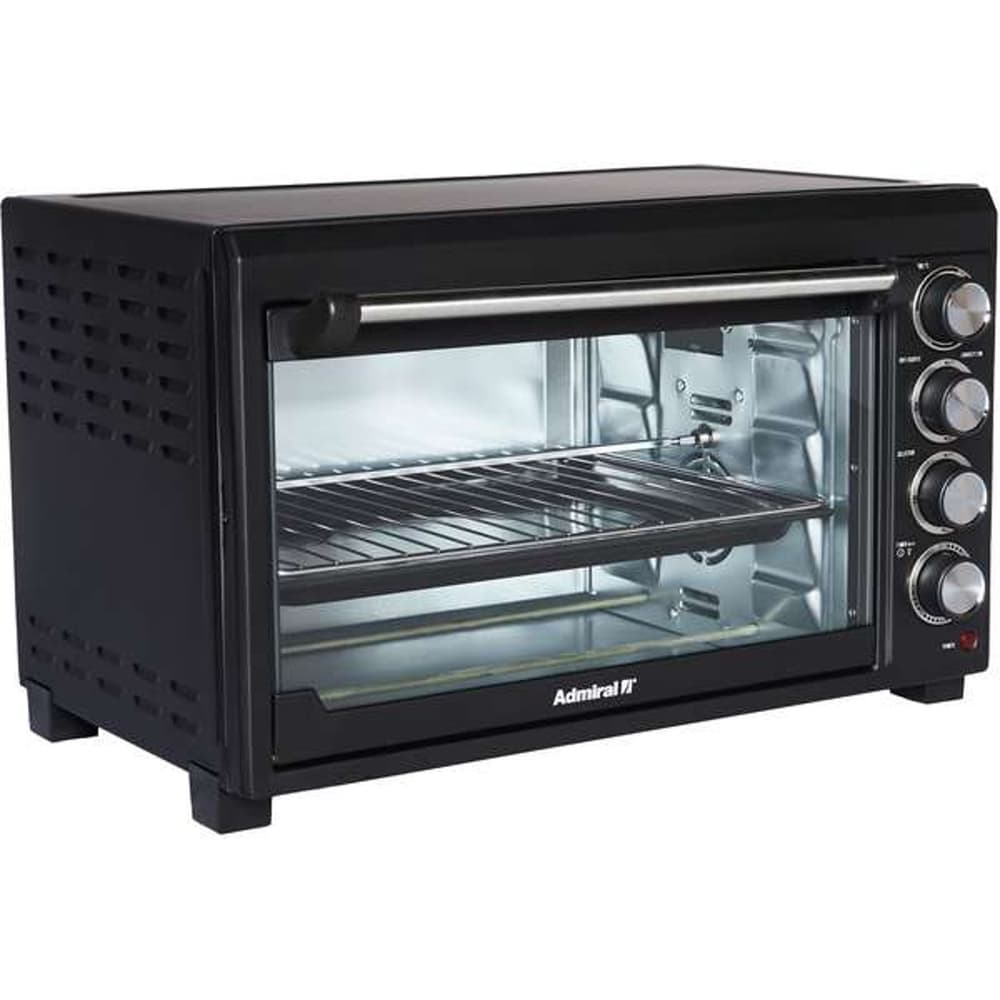 Admiral 45L Electric Oven Stainless Steel Black - Modern Electronics