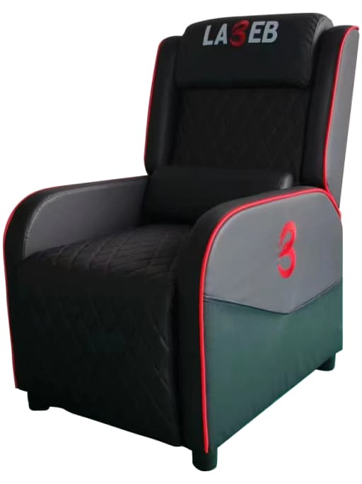 La3eb Gaming Recliner Sofa - Black and Red - Modern Electronics