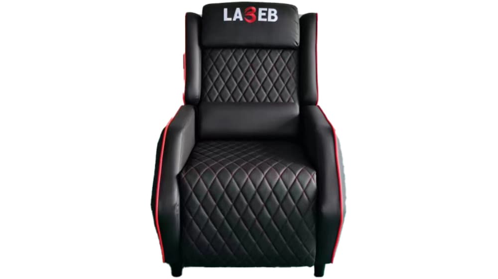 La3eb Gaming Push Back Sofa XL - Black and Red - Modern Electronics