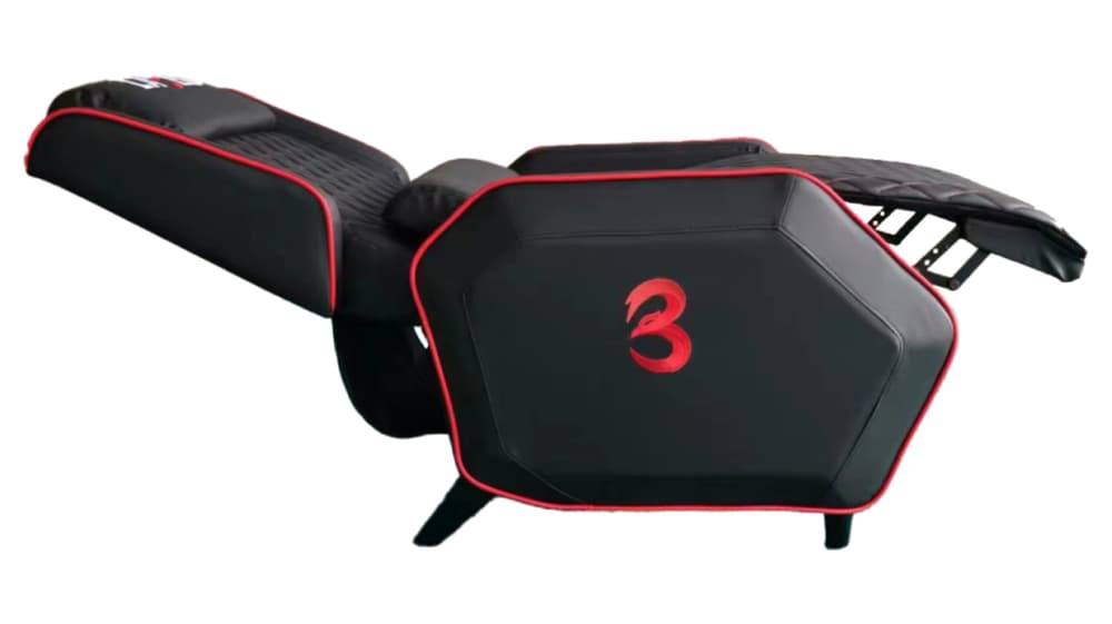 La3eb Gaming Push Back Sofa XL - Black and Red - Modern Electronics