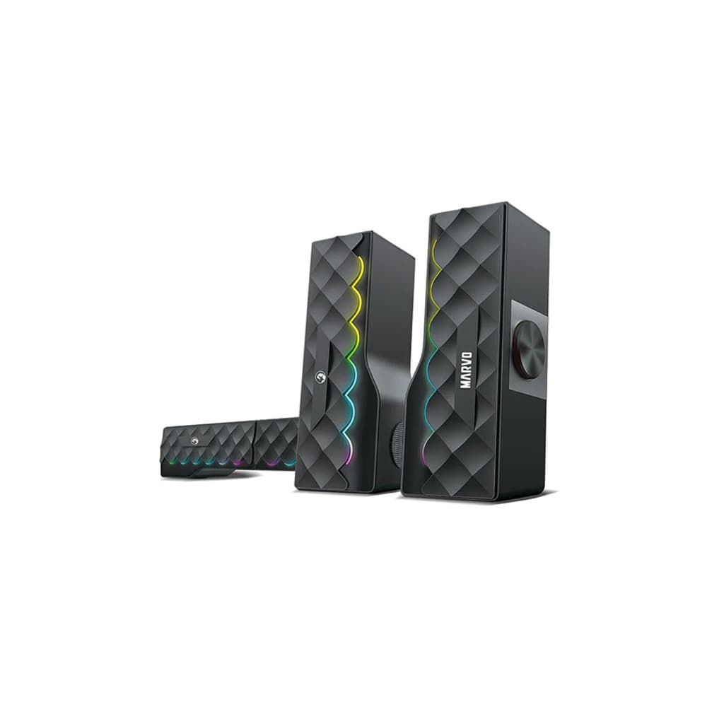 MARVO SG-280 Speaker/Soundbar | Dual Mode | Surround Stereo | Black - Modern Electronics