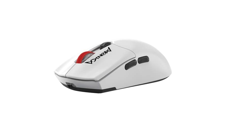 Monka Guru G995W Wireless Gaming Mouse | Lightweight - White - Modern Electronics