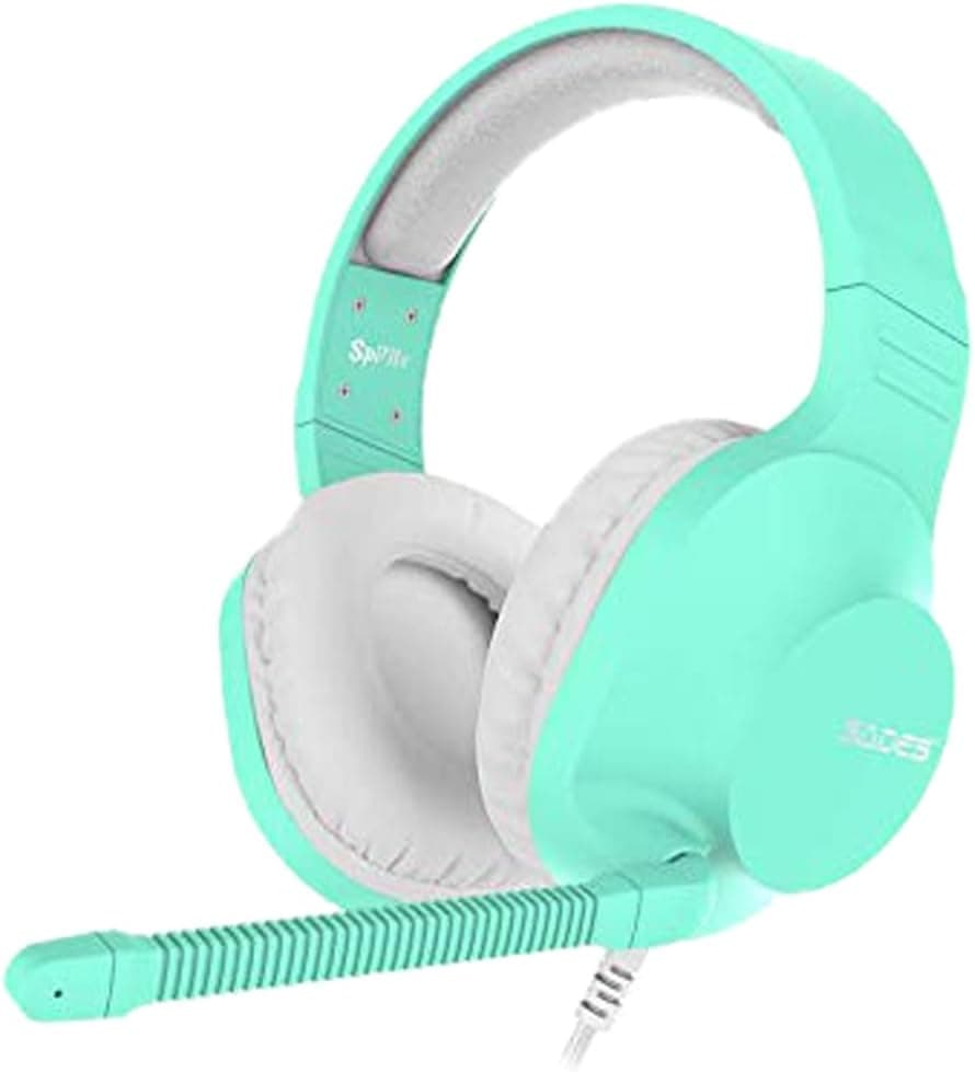 Sades SA-721 Spirits wired Gaming Headset | Compatible with all platforms - Cyan - Modern Electronics