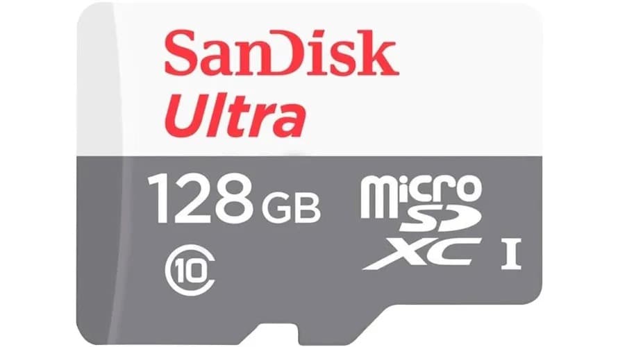 سانديسك بطاقة ذاكرة الترا مايكرو اس دي اكس سي بمساحة تخزين 128GB بسرعة 100 ميجابايت/ثانية بسرعة فائقة يو اتش اس-1 فئة 10 - Modern Electronics