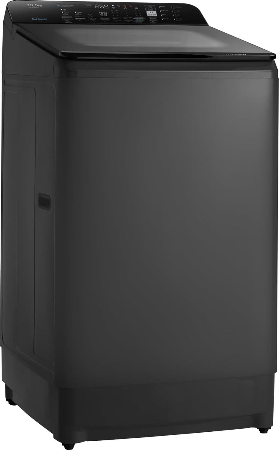 Hitachi 10.5KG Top Load Washing Machine | Fully Automatic | Dual Waterfall | Air Jet Dry | Hand Wash Mode | Auto Self Clean - Dark gray - Modern Electronics