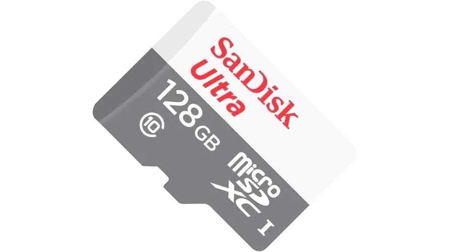 سانديسك بطاقة ذاكرة الترا مايكرو اس دي اكس سي بمساحة تخزين 128GB بسرعة 100 ميجابايت/ثانية بسرعة فائقة يو اتش اس-1 فئة 10 - Modern Electronics