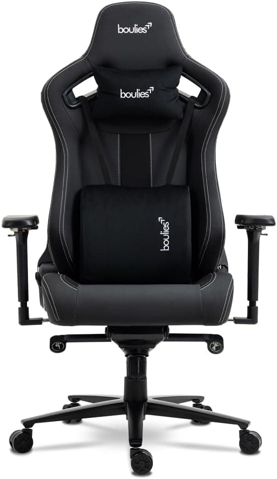 Boulies Elite Max Leather Black Chair - 2024 - Modern Electronics