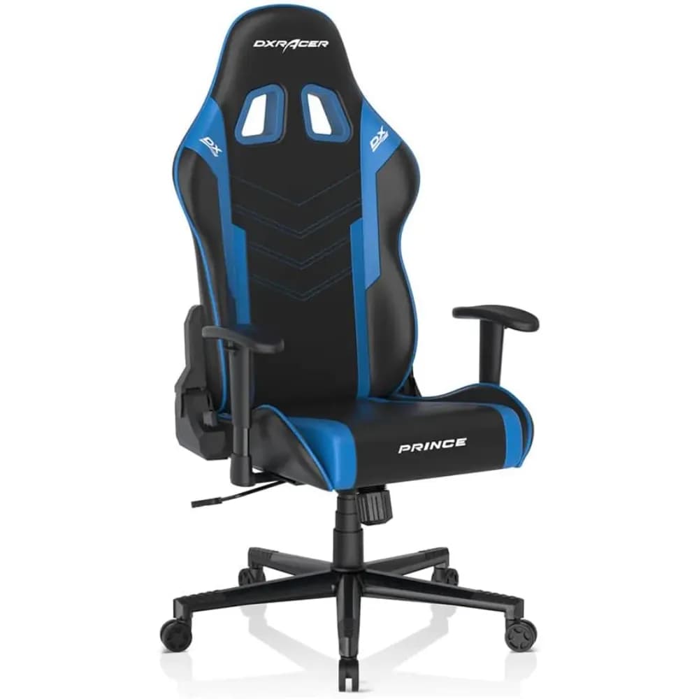 DXRacer P132 Prince Series Gaming Chair - Black Blue - Modern Electronics
