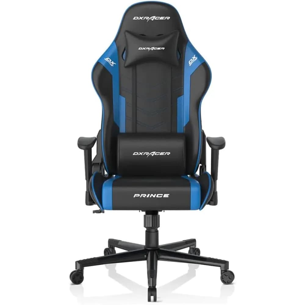 DXRacer P132 Prince Series Gaming Chair - Black Blue - Modern Electronics