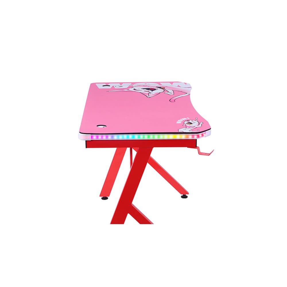 MARVO DE-06 CY MEOW gaming desk | Pink - Modern Electronics