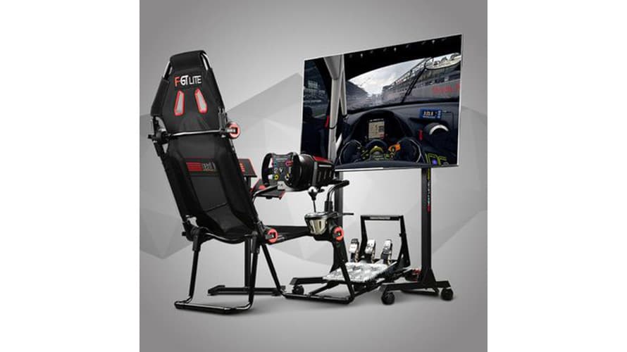 Next Level Racing F-GT LITE Formula and GT Foldable Simulator Cockpit - Modern Electronics