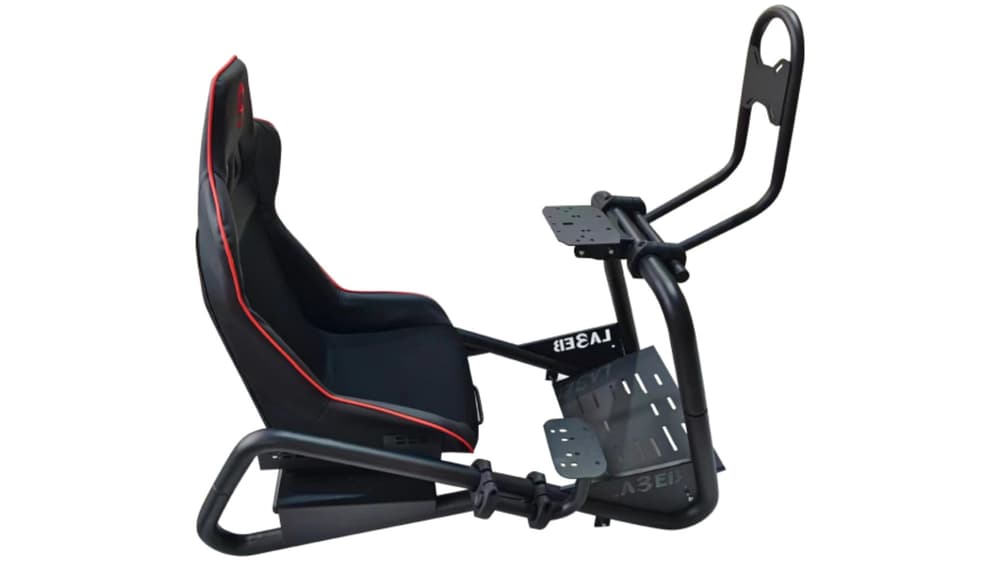 La3eb Knock Down Gaming Simulator cockpit - Black - Modern Electronics