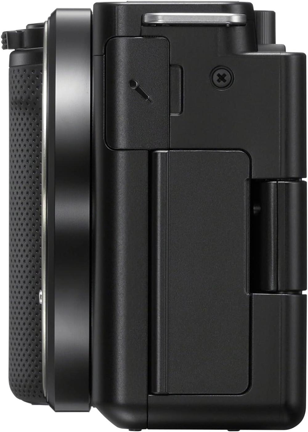 Sony ZV-E10 vlog Camera with Shooting Grip Wireless Remote Commander Wireless Microphone and 64 GB SD Card - Modern Electronics