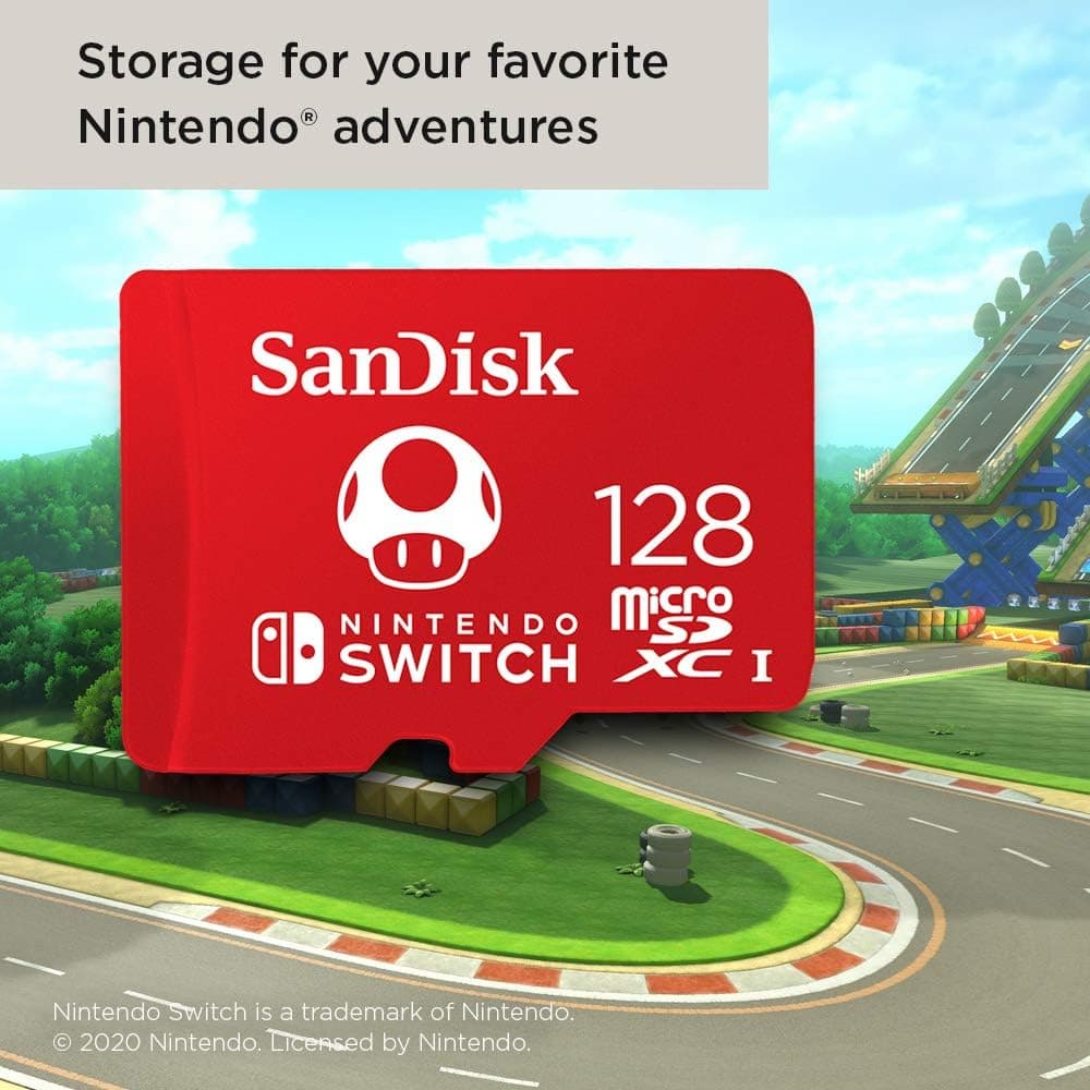 SanDisk microSDXC Card for Nintendo Switch - 128GB - Modern Electronics