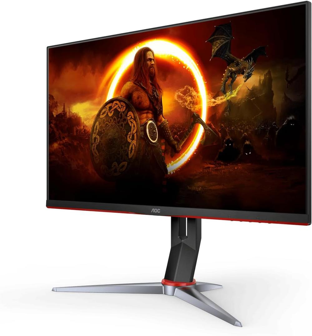 AOC Q27G2SD 27 Inch Gaming Monitor | IPS Panel | 1ms | 170Hz | QHD 2K | G-Sync Compatible | Height Adjustable - Black - Modern Electronics
