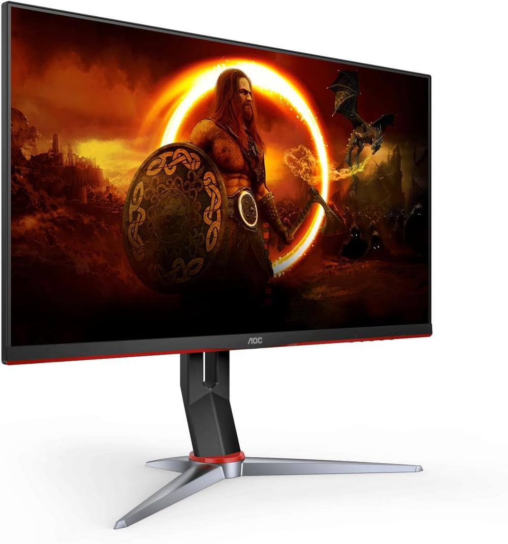 AOC Q27G2SD 27 Inch Gaming Monitor | IPS Panel | 1ms | 170Hz | QHD 2K | G-Sync Compatible | Height Adjustable - Black - Modern Electronics