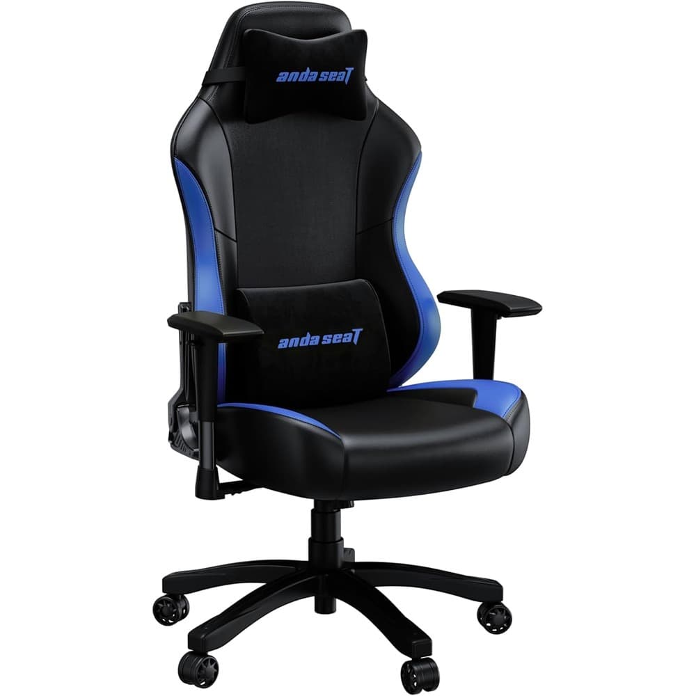 AndaSeat Luna L Gaming Chair Black and Blue - Modern Electronics