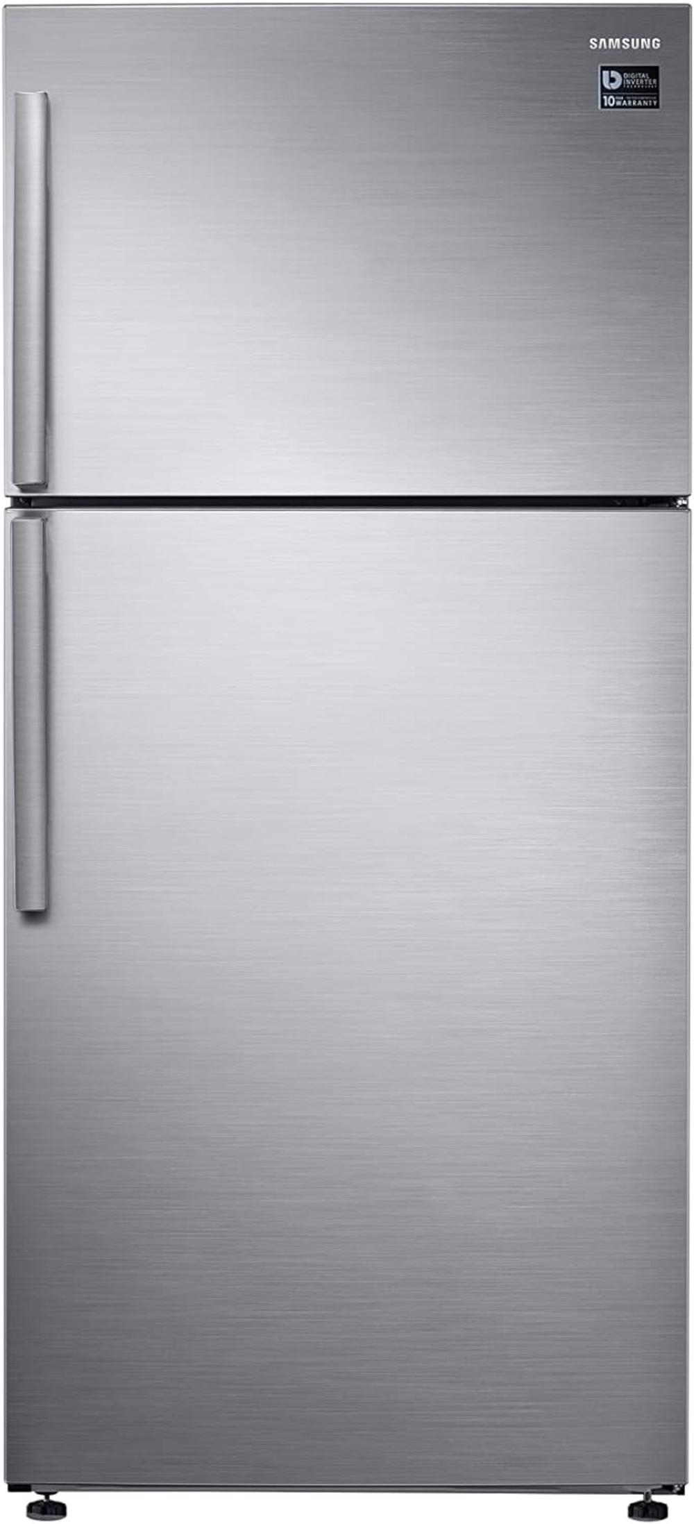 Samsung Refrigerator|18.6 Cu.ft | Twin Cooling Plus| Ice Maker Tray |DIT Compressor| Anti-Bacterial Protector|Quick Cooling and Freezing |Inox - Modern Electronics