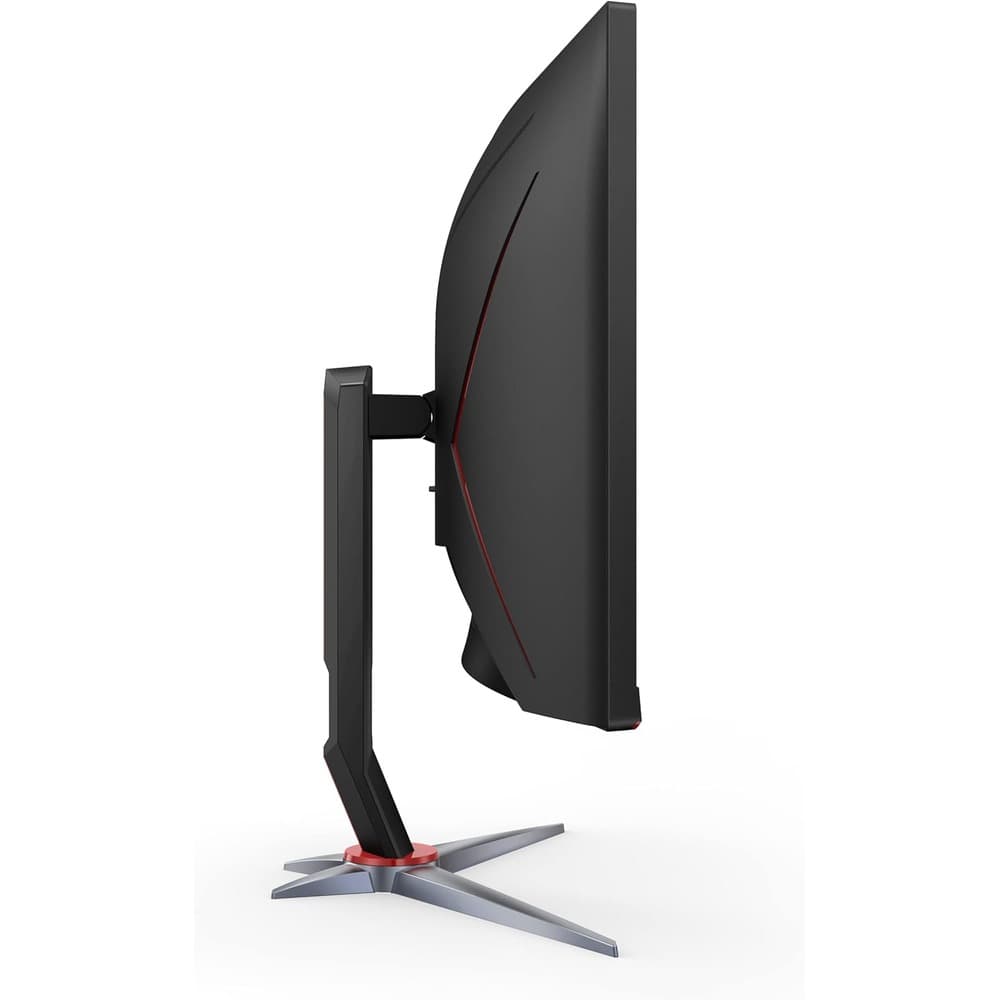 AOC CU34G2XP 34 Inch Wide QHD Curved Gaming Monitor|180Hz|1ms|VA|Black/Red - Modern Electronics