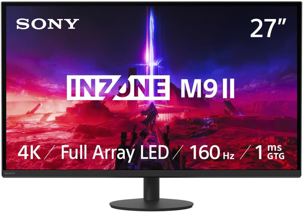 Sony INZONE M9 II 27 inch 4K UHD 160Hz Full Array LED 1ms GtG NVIDIA GSYNC Gaming Monitor  SDM-27U9M2 Black - Modern Electronics