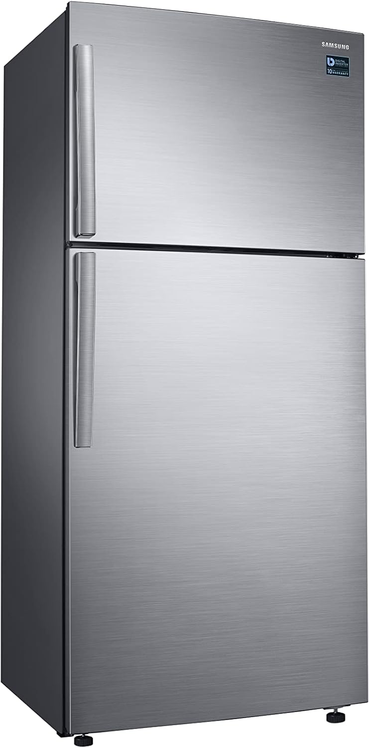 Samsung Refrigerator|18.6 Cu.ft | Twin Cooling Plus| Ice Maker Tray |DIT Compressor| Anti-Bacterial Protector|Quick Cooling and Freezing |Inox - Modern Electronics