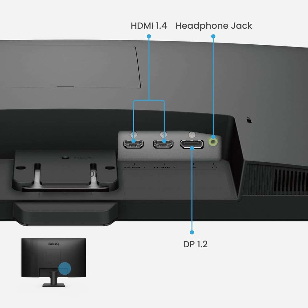 شاشة بنكيو GW2790 بحجم 27 بوصة بدقة 1080p FHD IPS | معدل تحديث 100Hz | عناية بالعين | منفذين HDMI - لون أسود - Modern Electronics