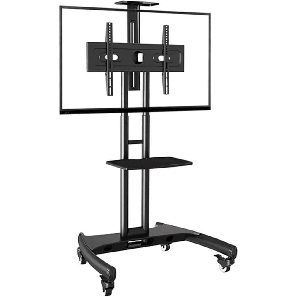 NB North Bayou Mobile TV Cart with Wheels |32-75 inch|LCD/LED/OLED Plasma Screens - Modern Electronics