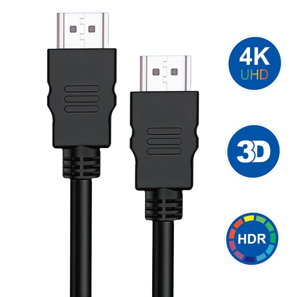 ASA HDMI CABLE 1M High Speed 18Gbps High Speed HDMI 2.0 Connectors - Modern Electronics