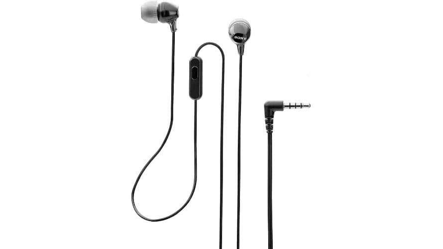 Sony MDR-EX14AP Wired in Ear Headphone with Mic |Black - Modern Electronics