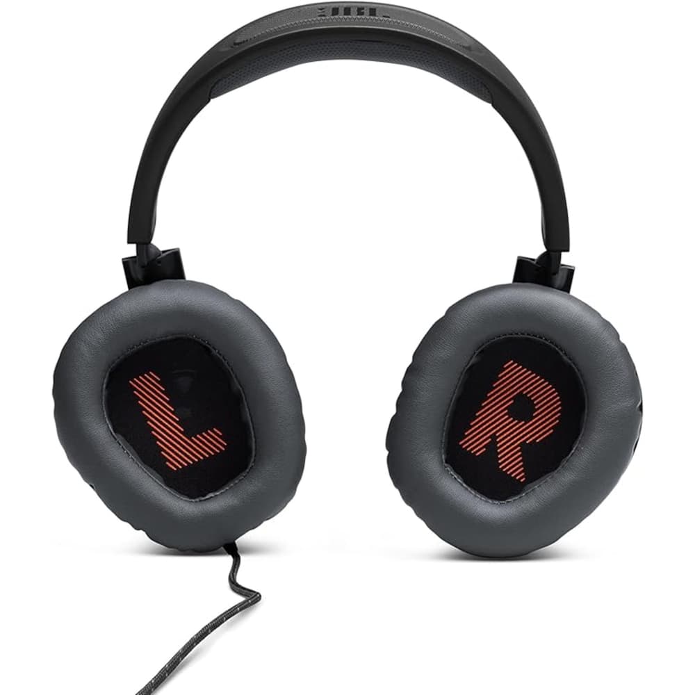JBL Quantum 100 Wired Over-Ear Gaming Headset with a Detachable Voice Focus Boom Mic |PC and Gaming Console Compatible | Black - Modern Electronics