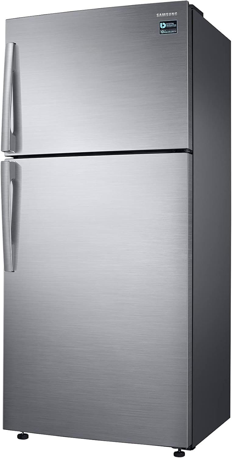Samsung Refrigerator|18.6 Cu.ft | Twin Cooling Plus| Ice Maker Tray |DIT Compressor| Anti-Bacterial Protector|Quick Cooling and Freezing |Inox - Modern Electronics