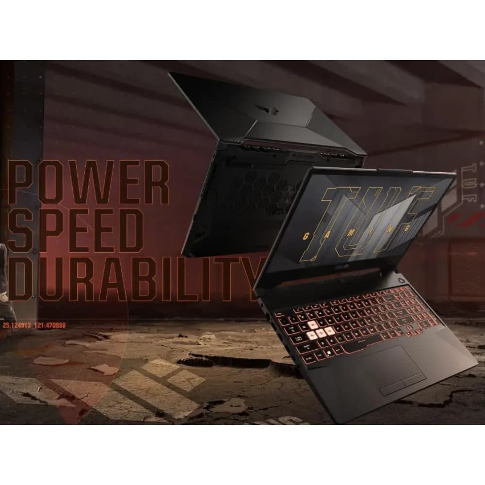 ASUS TUF GAMING A15|FA506NCR-HN044W|AMD Ryzen 7435HS |16GB RAM |512GB SSD |15.6 inch FHD 144Hz|NVIDIA RTX3050 4GB MAX |WIN11 |AR-EN Keyboard 1 Zone RGB - Modern Electronics